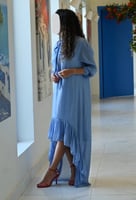 فستان اورجنزا - سماوي