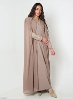 جلابية الدرعية مع وشاح - بني فاتح