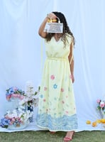 فستان صيفي - ليموني