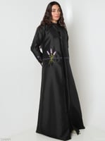 جاكيت الخزامى مع فستان - أسود