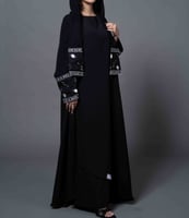 فستان السديم - أسود