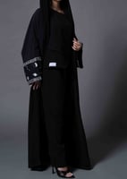 بنطلون وبلوزة السديم - أسود