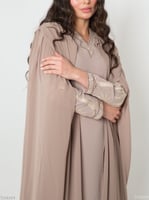 جلابية الدرعية مع وشاح - بني فاتح