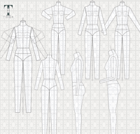 مانيكان تقني - Flat Mannequins