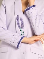 فستان بليزر الخزامى