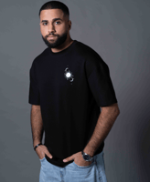 تيشيرت السديم - أسود