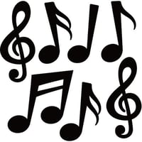 نوتات موسيقية حرفية