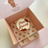 كيكة غيم 4 إنش او ( كيكة وكب كيك )