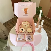 كيكة غيم 4 إنش او ( كيكة وكب كيك )