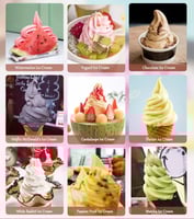 آلة الآيس كريم 220 فولت المنزلية التلقائي لتقوم به...