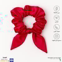 ربطة شعر حرير بشكل أذني الأرنب – كبير