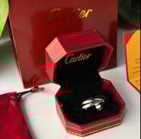 خاتم كارتير فضي