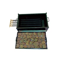 شواية المظبي على الغاز والفحم