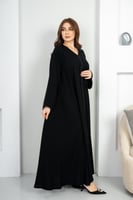 عباية كلوش راقيه بتدخيله قيطان كم الامام وعلى الكم