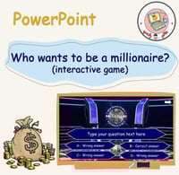 لعبة تفاعلية( من سيربح المليون) النسخة الإنجليزيةp...