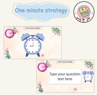 استراتيجية الدقيقة الواحدة(النسخة الإنجليزية)ppt