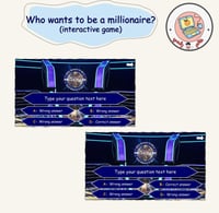 لعبة تفاعلية( من سيربح المليون) النسخة الإنجليزيةp...