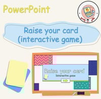 لعبة تفاعلية ارفع بطاقتك( النسخة الإنجليزية)ppt