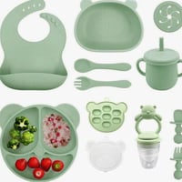 هدية ادوات طعام مولود/ قابل للتخصيص/ الوان متعددة...