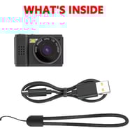 Mini dv عدسة بزاوية واسعة 120 + ذاكرة 32GB