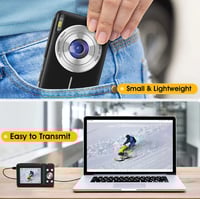 كاميرا ديجيتال بجودة 1080p (لون أسود)