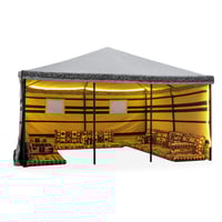 خيمة ملكية, بالخط العربي, مقاس 4×4 ياردة, مع واجهه...