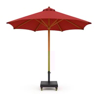 مظلة الوادي, شمسية الحدائق, خشب زان, مقاس 3×3 متر,...