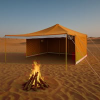العربية, خيمة المكشات السفرية, مقاس 3×4, رملي, مع...