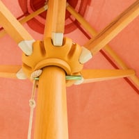 مظلة الوادي, شمسية الحدائق, خشب زان, مقاس 3×3 متر,...