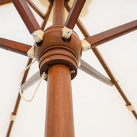 مظلة الوادي, شمسية الحدائق, خشب زان, مقاس 3×3 متر,...