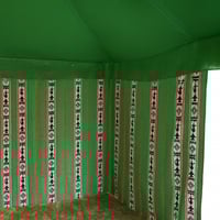 خيمة الوسام, 3 طبقات, مقاس 4×6 ياردة, مع واجهه شفا...