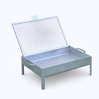 منقل فحم, شواية الرحلات, مقاس 35×50 سم