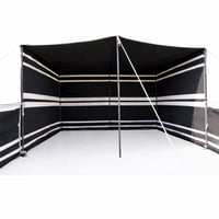 خيمة الراوق, مقاس 3×4×2 ياردة,أسود مخطط