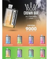 CROWN BAR سحبة سيجارة كراون بار 9000 شفطة عدة نكها...