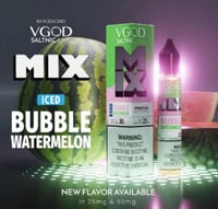 نكهة سولت فيقود علكة بطيخ ايس VGOD MIX Bubble Wate...