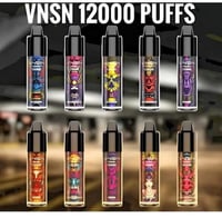 VNSN سحبة سيجارة فنسن 12000 شفطة عدة نكهات استخدام...