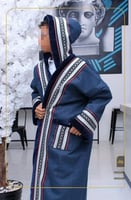 فروة شتوية كحلي مميزه مبطنه بفرو أرنب