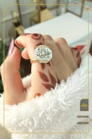 خاتم نسائي ملكي يعكس إطلالتك المشرقة -احجار سداسي