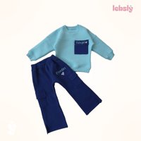 طقم يومي شتوي بناتي