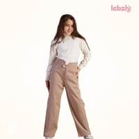 بنطلون بناتي جوخ مخطط