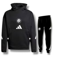 طقم سفر النصر الأسود هودي مع بنطلون الجديد 2026