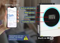 Voltronic محول طاقة شمسية هايبرد 48 فولت انفيرتر 6...