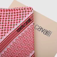 شماغ روبرتو كافالي أحمر