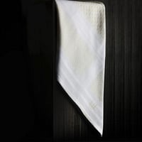 شال دنهل كشميري ابيض وبيج صوف