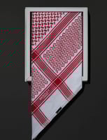 شماغ بنتلي احمر كلاسيك عريض B6