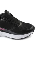 حذاء رياضي كاجوال نسائي مع رباط قماشي مزود بجواف ج...