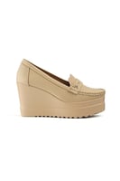 حذاء كعب عالي طبي سابو بدون لمعة مغلق من الخلف يتو...