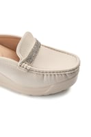 حذاء كعب عالي طبي انيق مفتوح من الخلف يتوسطه شريط...