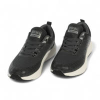 حذاء رياضي كاجوال نسائي مع رباط بمقدمة مخططة من لو...