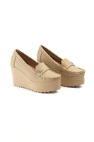 حذاء كعب عالي طبي سابو بدون لمعة مغلق من الخلف يتو...